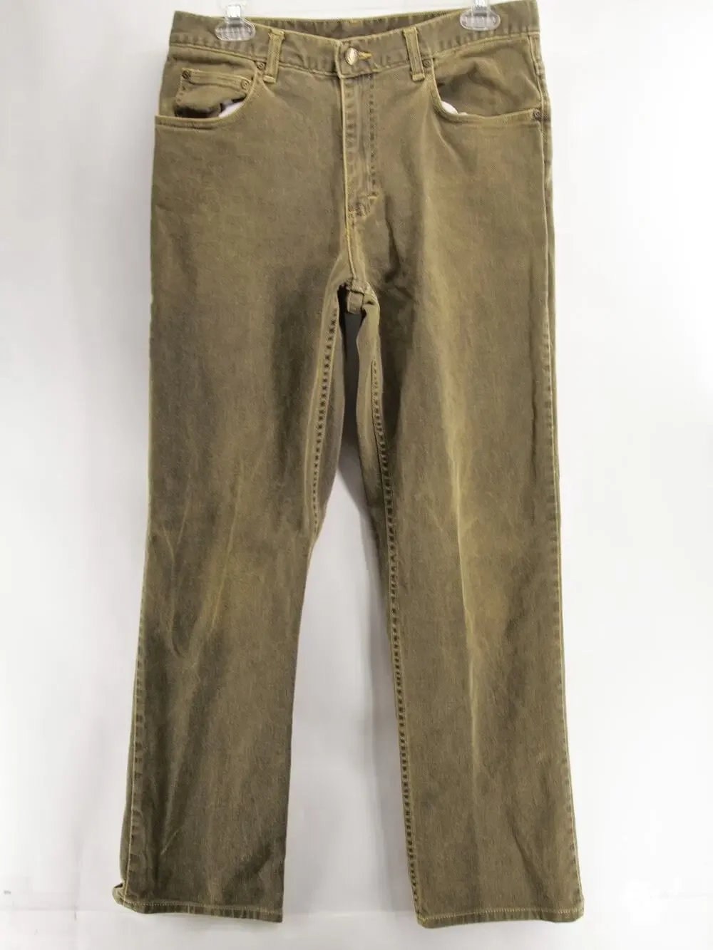 BILLS KHAKIS Men's 32x30 Olive Green Khaki Pants Made in USA Stretch Chino